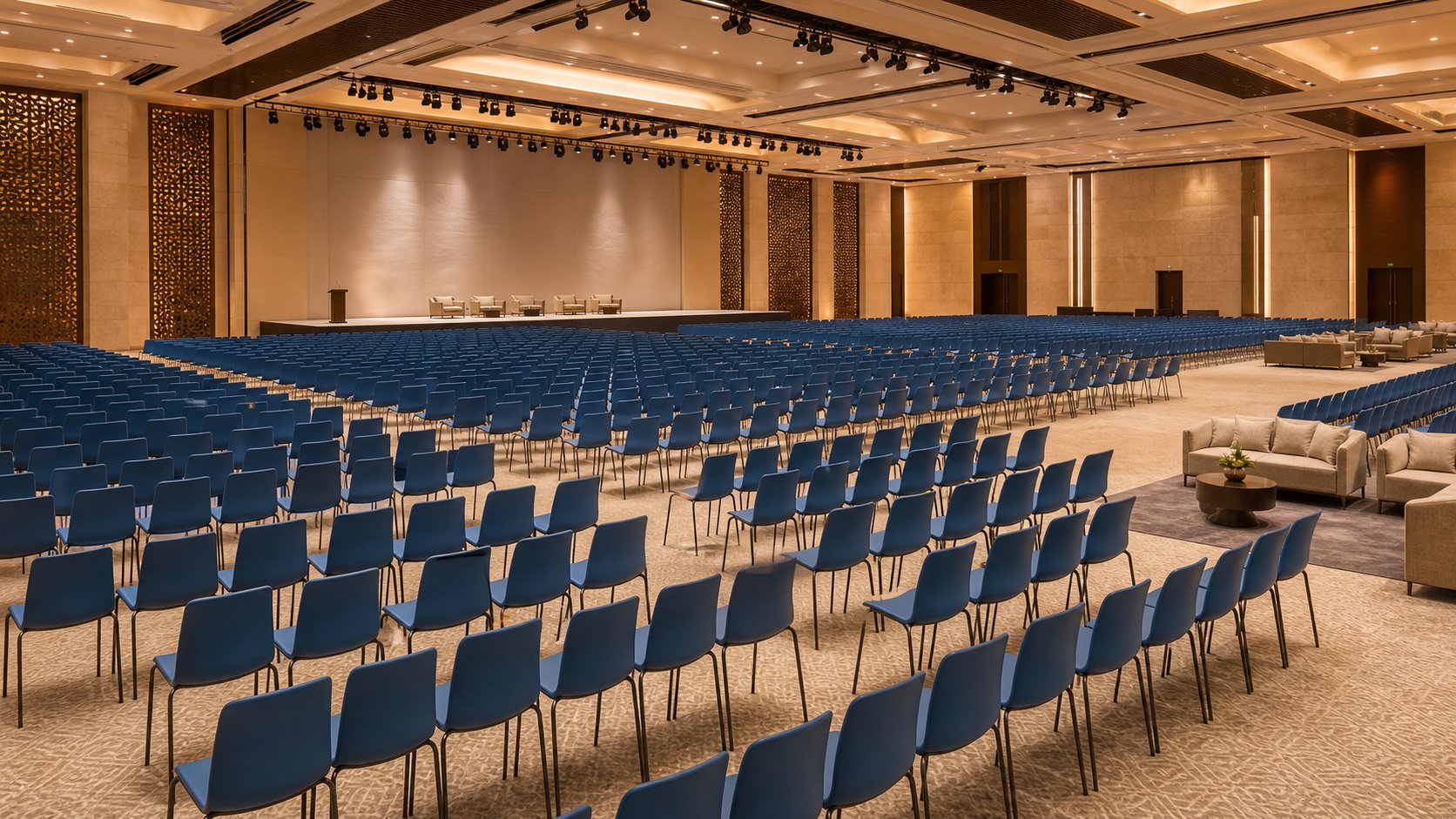Large conference furniture project for the Middle East market