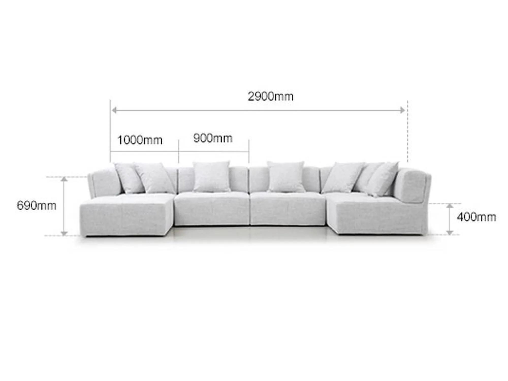 SOA-117 Modular Lounge Sofa