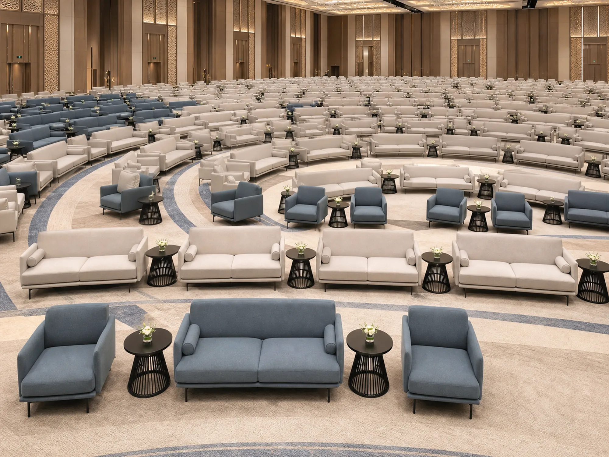 Conference Sofa Chair And Table